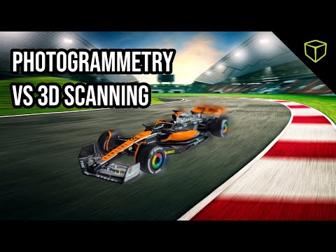 We 3D SCANNED an F1 Car with a Phone and a Professional 3D Scanner