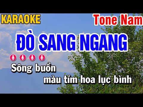 Dò Sang Ngang Karaoke Tone Nam (Beat Mới Phối ) Huỳnh Anh