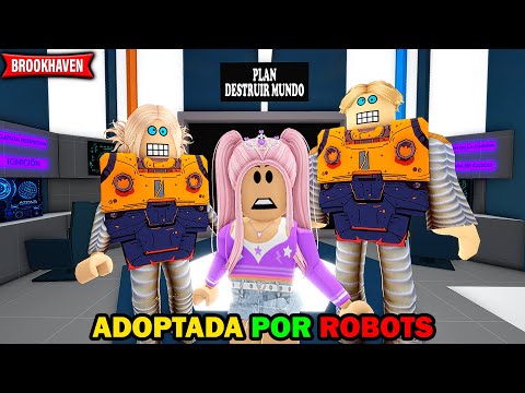 Adoptada por ROBOTS LA IA ME DOMINA en Brookhaven Roblox! 🤖😱 Aventuras Increíbles y Secretos Ocultos