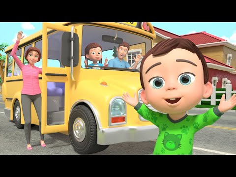 Wheels on The Bus | Newborn Nursery Rhymes & Kids Songs