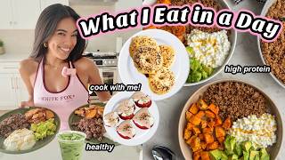 WHAT I EAT IN A DAY TO TONE UP | easy, high protein, healthy meals