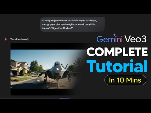 Veo 3 Tutorial - How To Use Googles Veo 3 (Complete Guide)