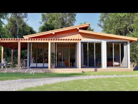 Shipping container house. Two bedrooms