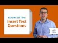 TOEFL iBT Reading: Insert Text Focus