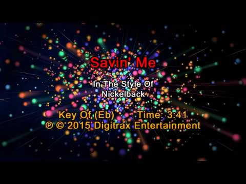 Nickelback – Savin’ Me (Backing Track)