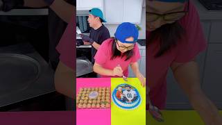 Mr Beast cake vs Yellow Mustard ice cream challenge!🍨 #funny by Ethan Funny Family
