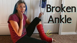 I Broke My Ankle | Getting Around On a Knee Scooter and Crutches