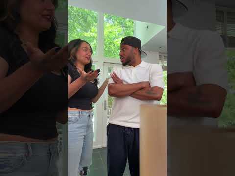 Telling Hubby my masseuse is a MAN to get his reaction… #couple #funny #comedy
