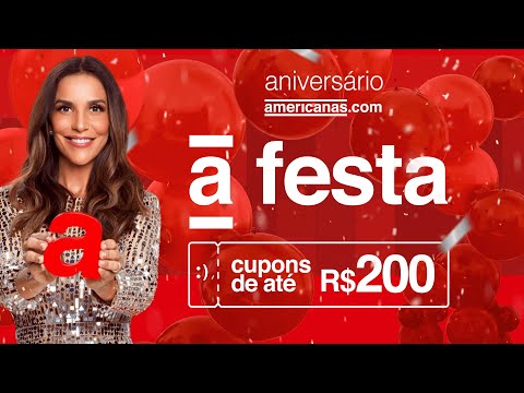 #VaiRolar cupom de desconto no aniversário Americanas.com :)