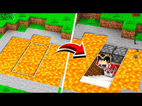 COMMENT FAIRE UNE BASE SECRÈTE DANS MINECRAFT !