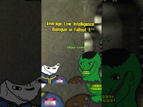 Average Low Intelligence Dialogue in Fallout 1 #fallout #memes #shorts