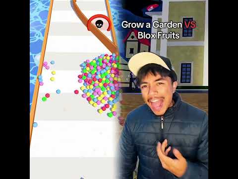 Grow a Garden VS Blox Fruits fr #shorts #viral