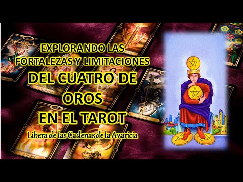 ☪️ SIGNIFICADO DEL 4 DE OROS | LIBERATE DE LAS CADENAS DE LA AVARICIA | CURSO DE TAROT RIDER WAITE