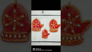 Handmade Christmas Tree Ornaments. Any colors,sizes , numbers can be customized.        99624 55111