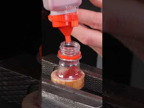 DIY thread marker made from bottle #shorts