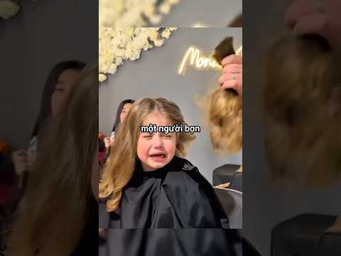 Đằng sau mái tóc đẹp của cô bé và điều bất ngờ 😱