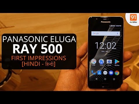 (ENGLISH) Panasonic Eluga Ray 500: First Look - Hands on - Price - [Hindi - हिन्दी]