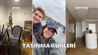 BİZ ARTIK BELÇİKALI OLDUK! Taşınma günlerimiz #prague #belçika