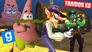 El Patricio traidor supremo en el Crustáceo Cascarudo - GARRY'S MOD TTT con Amigos!