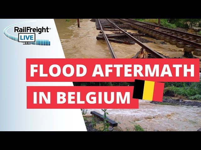 Flood aftermath in Belgium