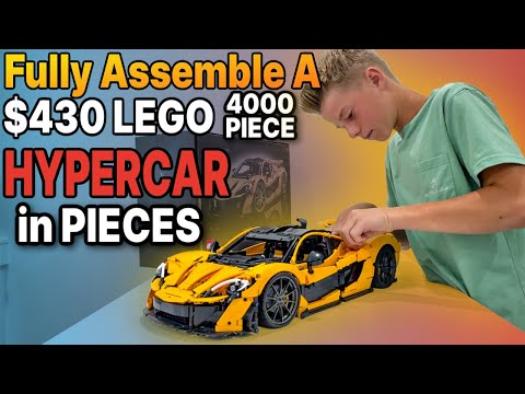 LEGO Technic McLaren P1 Time-Lapse Build | From Bricks to Beast!