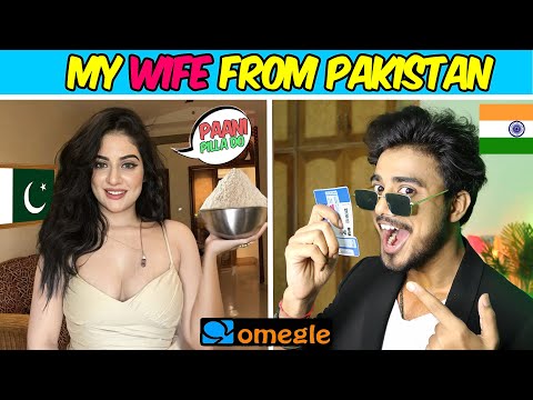 OMEGLE - My Begam From Pakistan | Pakistani after paani band memes | @Adrishyaa India Vs Pakistan