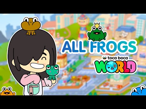 ALL the FROGS in TOCA BOCA WORLD 🐸