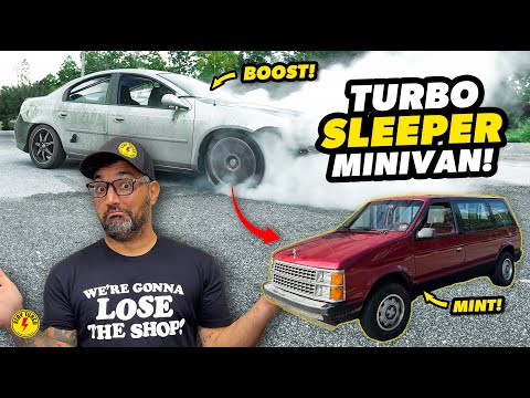 Swapping SRT4 TURBO POWER Into A MINT 1985 Dodge Minivan!! Building an EPIC Family Hauler