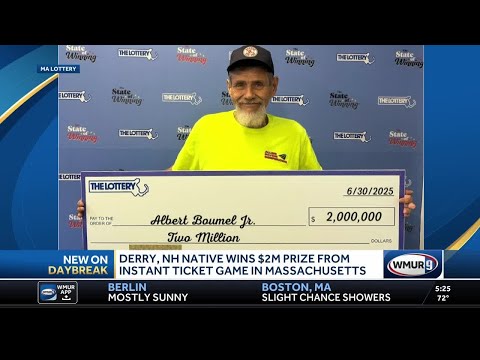 YouTube video thumbnail: New Hampshire Man Wins $2 Million in Lottery Game