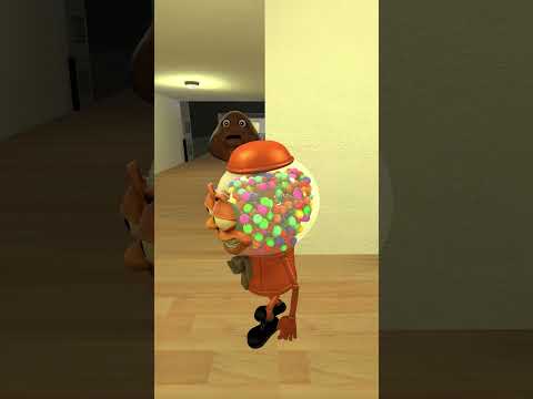 Chicleteira Bicicleteira VS POU #shorts