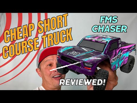 FMS FSC24 Chaser 1/24 rc short course truck - unboxing, test, pros and cons