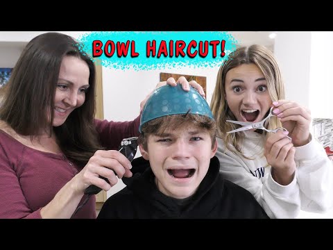 WE GIVE TYLER A BOWL HAIRCUT! | We Are The Davises