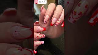 My first Valentine nails 2026