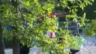See the Camp in Sun, Rain and with a Rainbow - YouTube