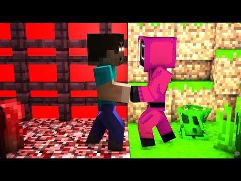 Minecraft Bedrock VS Streamer (Day-22) #shorts #minecraft