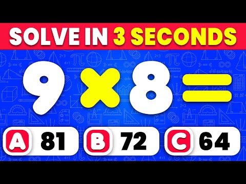 Math Speed Test – Solve These 100 Questions & Improve Your Brain!