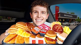 MCDONALD'S BREAKFAST FULL MENU CHALLENGE!