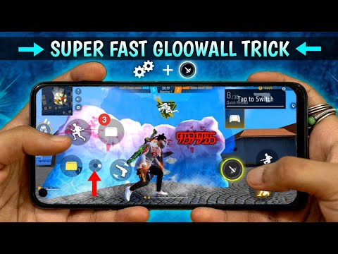 Super Fast Gloo Wall Trick & Setting 😈 [ Secret ] New Headshot Setting + GlooWall ~