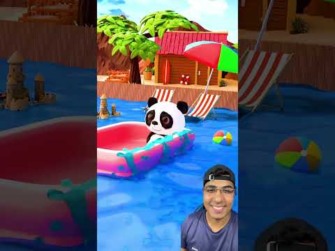 O PANDA NÃO GOSTA 😂💦 PandyAndMandy #funny #comedy #cute #animation #3d #panda