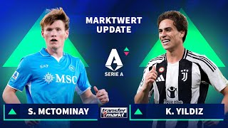 Marktwerte Italien: McTominay unter Top-Gewinnern – Yıldız knackt türkischen Rekord | TRANSFERMARKT