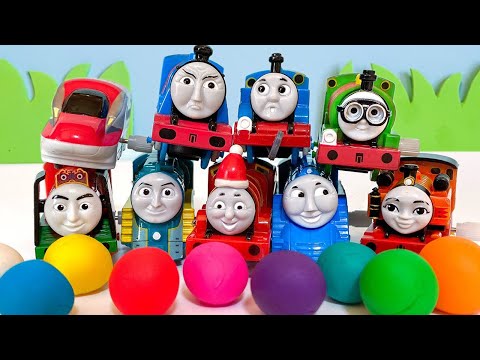 きかんしゃトーマス ねんどで機関車達の顔型を作ろう 〜想像力を育む粘土遊び〜 パーシー ゴードン ジェームス