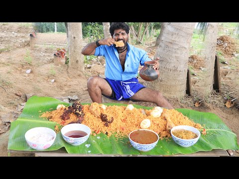 5 Kg  Chicken Briyani Village Man Amazing Eating Just A Minutes || Village Man amahing Eating