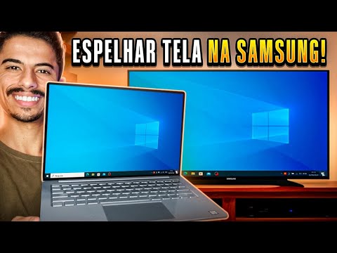 Como ESPELHAR TELA DO NOTEBOOK na TV SAMSUNG!