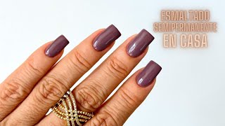 como hacer esmaltado semipermanente en casa ♥ Deko Uñas - how to make gel polish at home