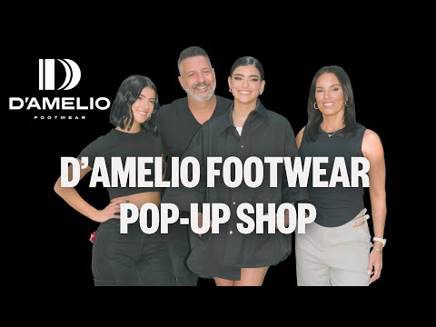 D'Amelio Footwear Opens a Pop-Up Shop!