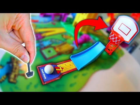 TINY MINI GOLF BOARD GAME!