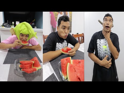 EL PELIGRO DE COMER SEMILLAS DE SANDIA DE LARIN | NUEVOS TIKTOK DE ALFREDO LARIN Y SUS AMIGOS| HUMOR