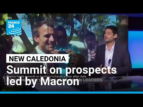 YouTube video thumbnail: France's Macron Hosts Summit on New Caledonia's Future