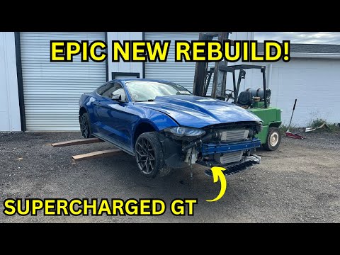 WE WON A WRECKED MUSTANG GT SUPERCHARGED DID WE OVERPAY?