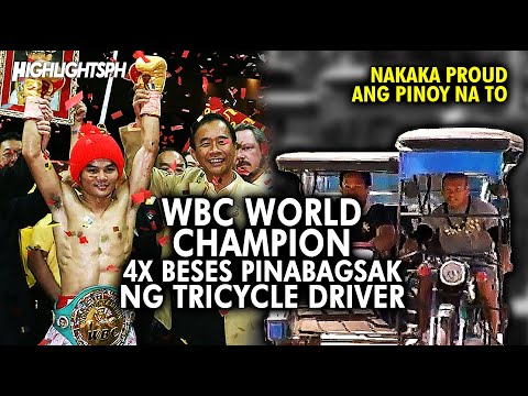 TRICYCLE DRIVER NAGING WORLD CHAMPION! 4 NA BESES PINABAGSAK ANG KALABAN